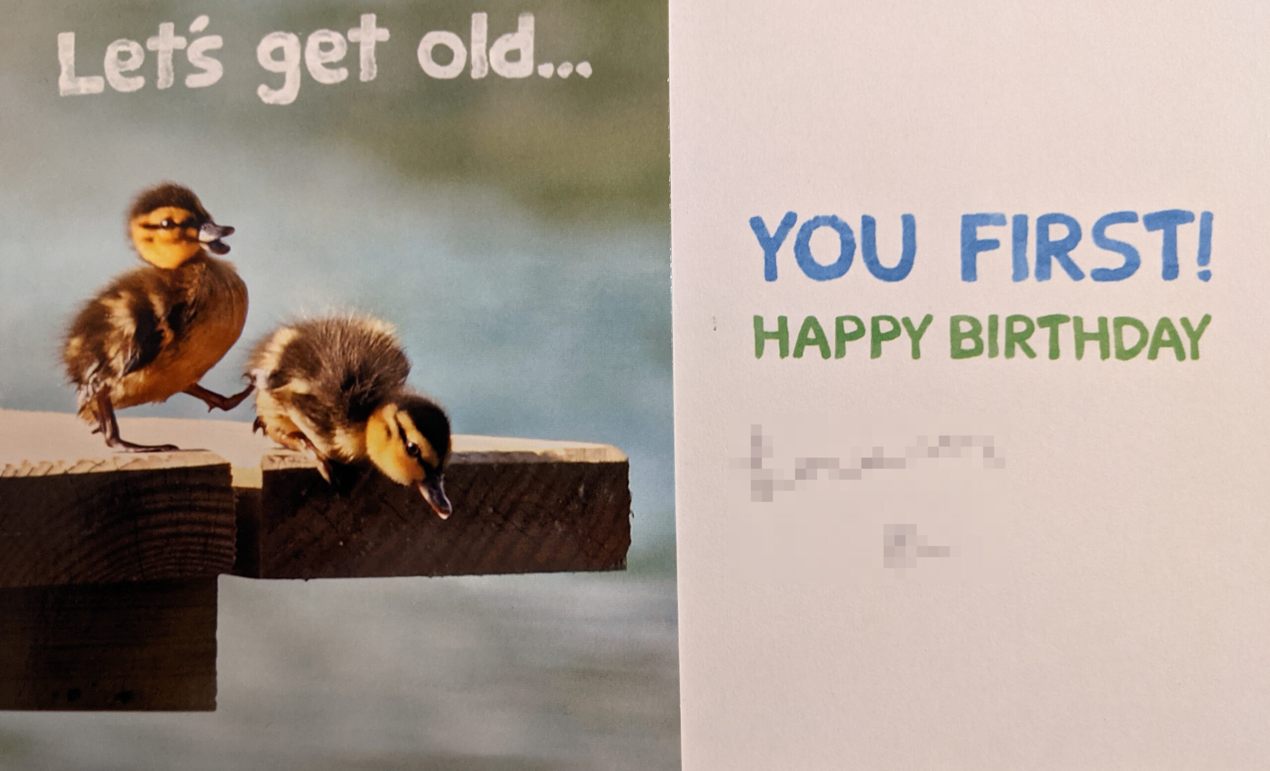 Birthday Card Pixelated